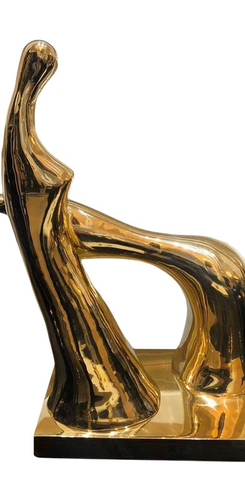 "Worship" Contemporary Abstract Sculpture by Veaceslav Jiglitski