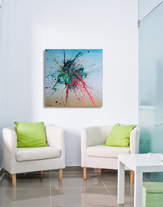 Emotional Release IX (Spirits Of Skies 064077) - 80 x 80 cm - XL (32 x 32 inches)