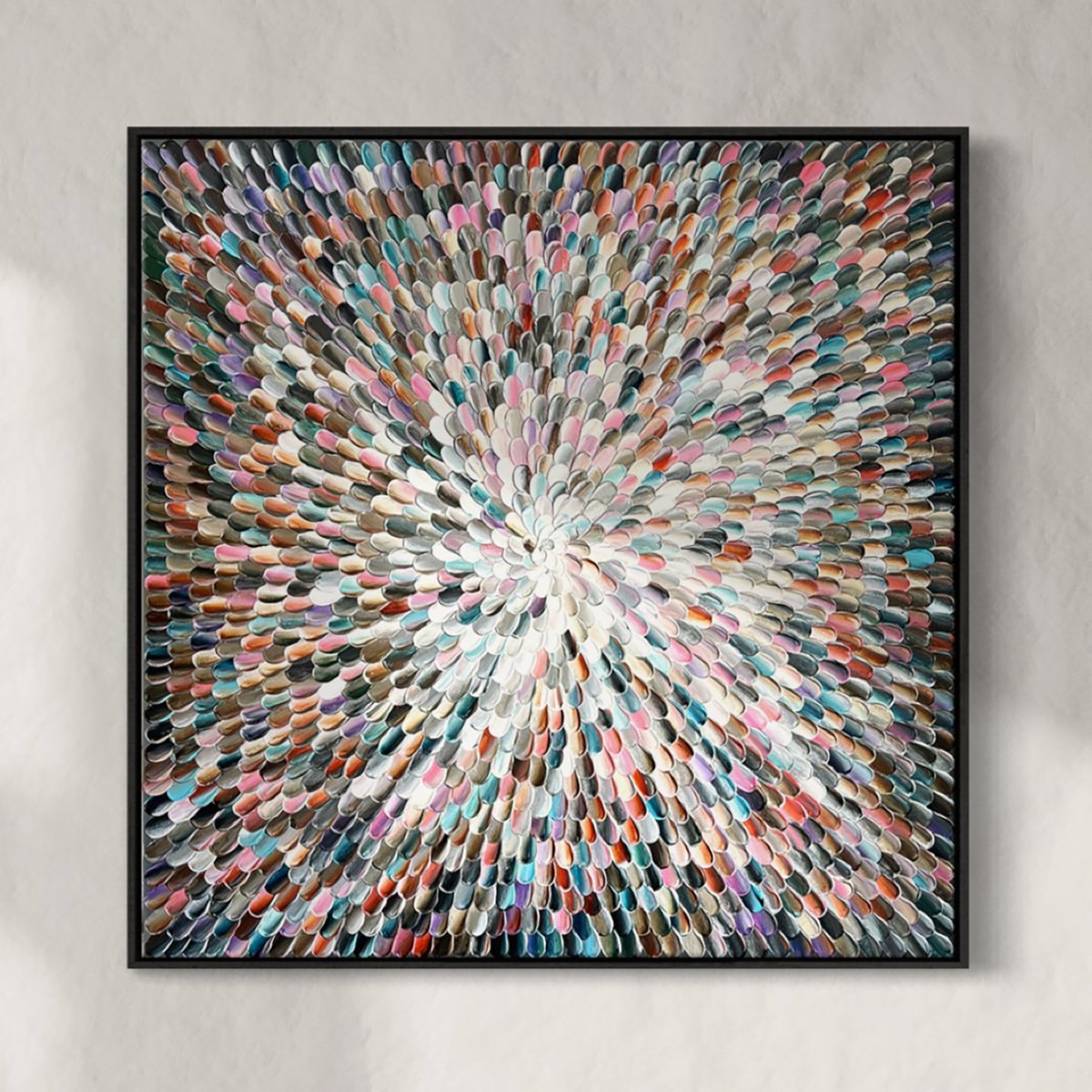 Organic Abstract Acrylic Painting By Tatiana Georgieva, 30 X 30", Unearthed Ii, Original Artwork