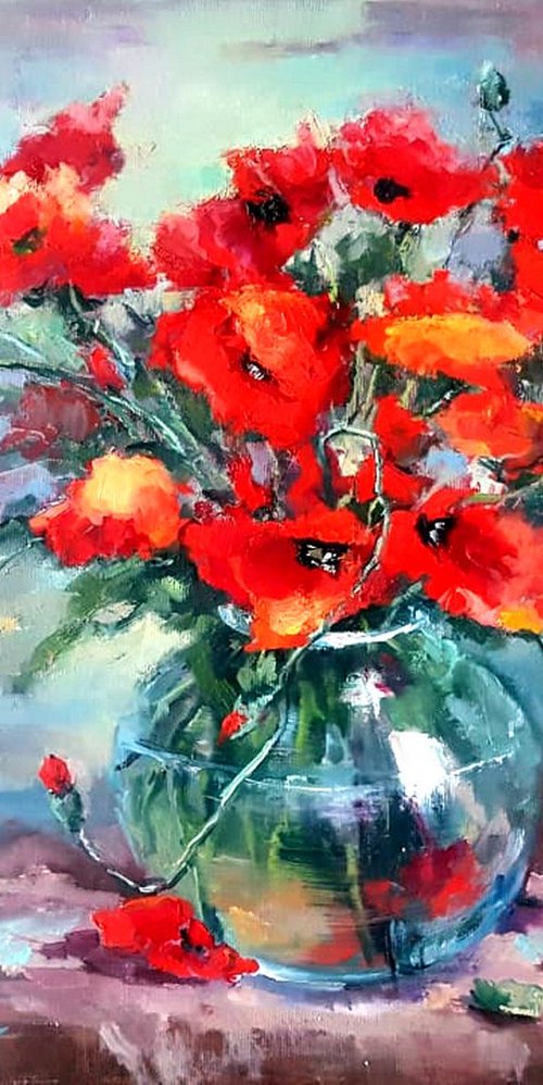 Poppies by Olga Egorov