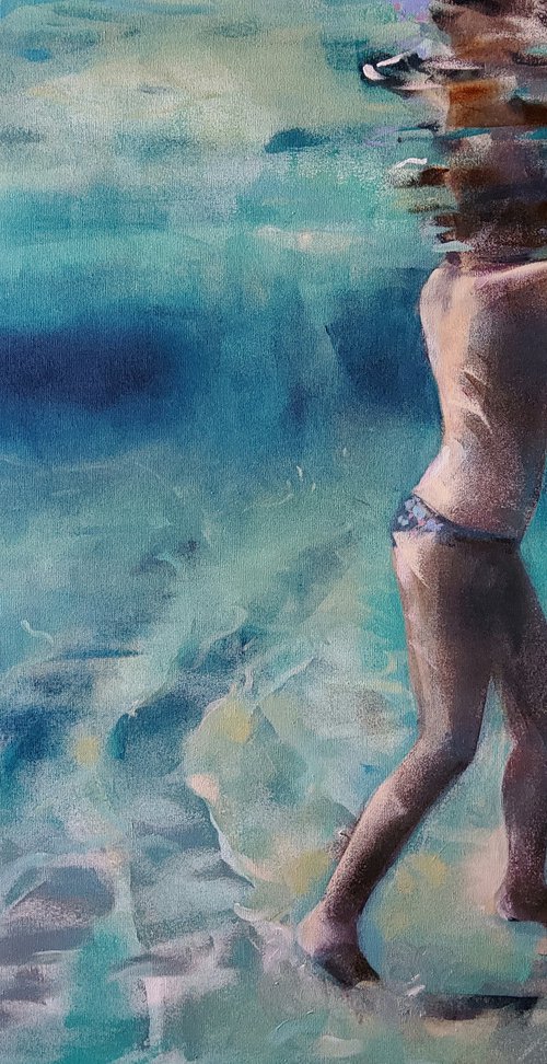 Girls playing by Marina Del Pozo