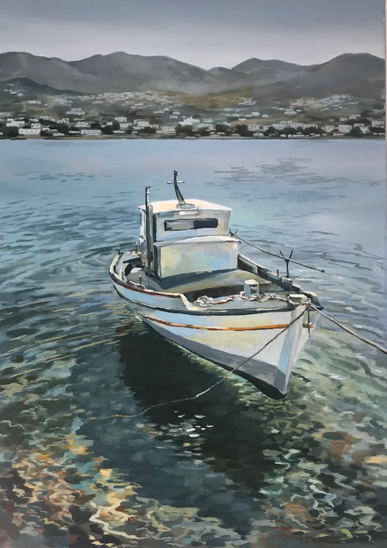 "Old Fisherman boat." 2019 , 50-70