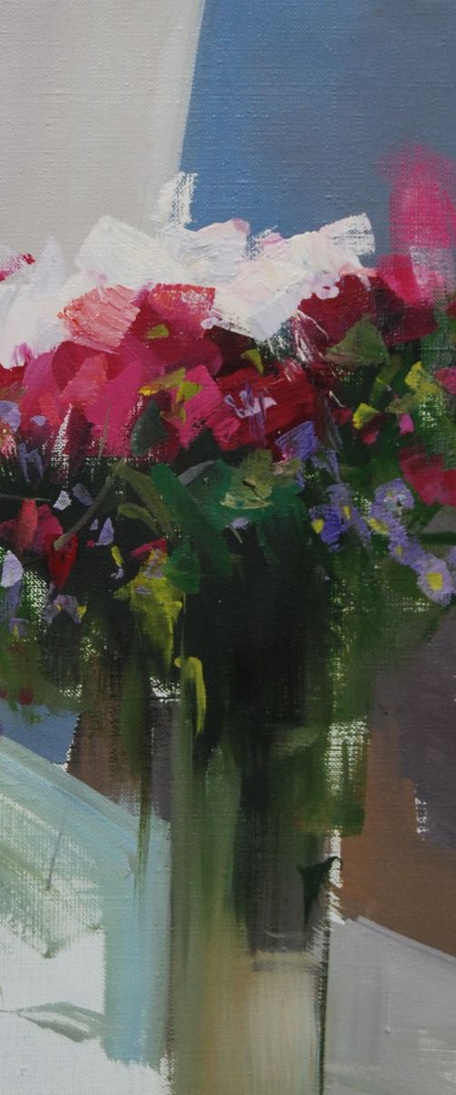 Modern flower painting - Freshness II by Yuri Pysar