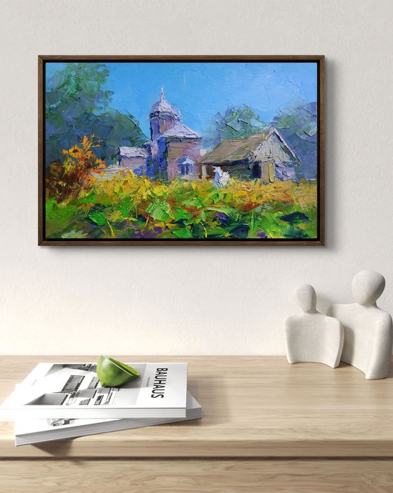 Village Church on a Clear Day