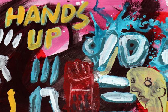 HANDS UP 59x100cm