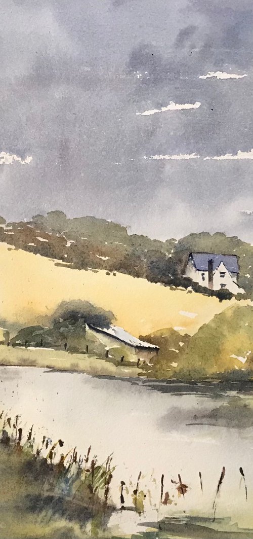 Lakeside view by Vicki Washbourne
