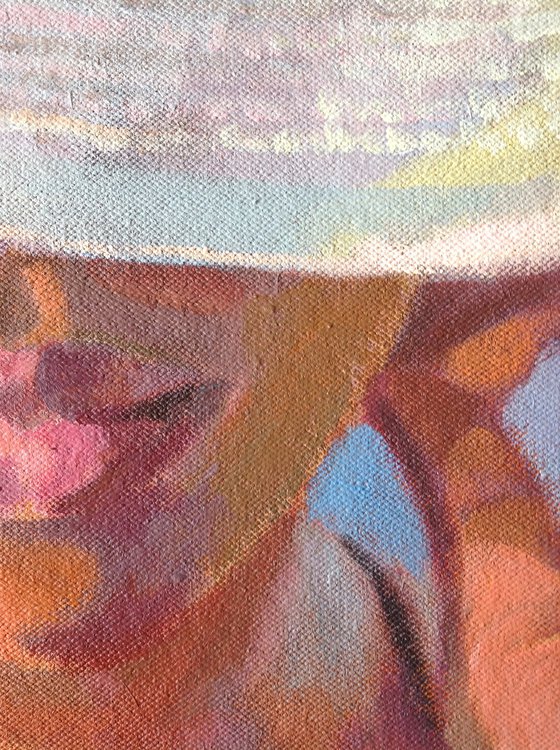Woman with hat