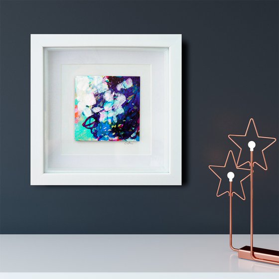 Mini original abstract #287 (original miniature abstract)