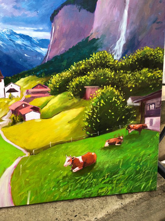 Lauterbrunnen. Whisper of mountains