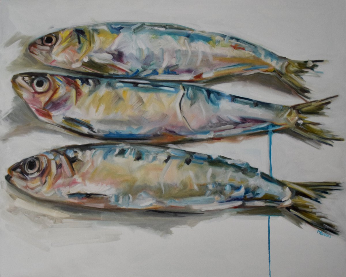 Three Sardines by Michelle Parsons