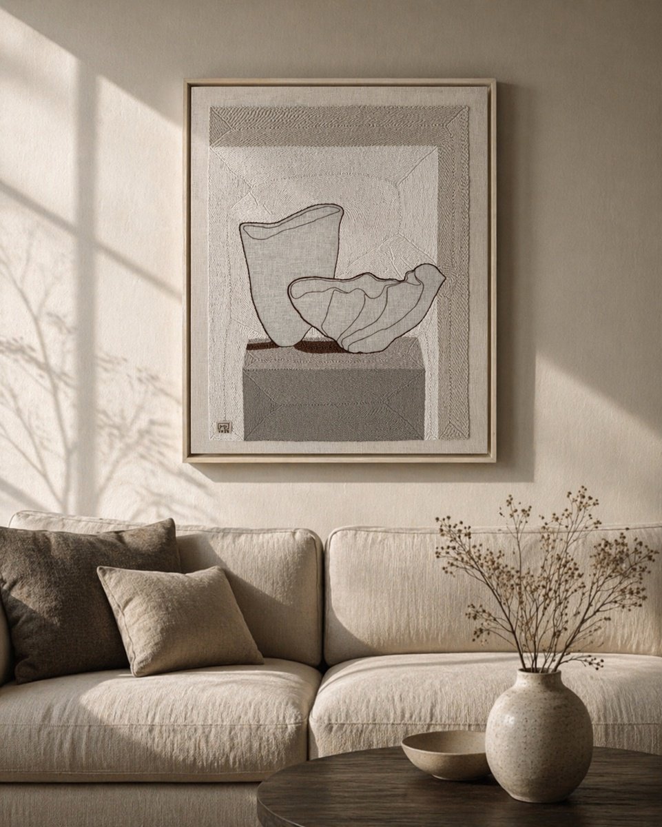 Graphic Relief , Vase Composition Xviii