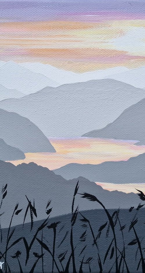 Sunset over Ullswater, The Lake District by Sam Martin
