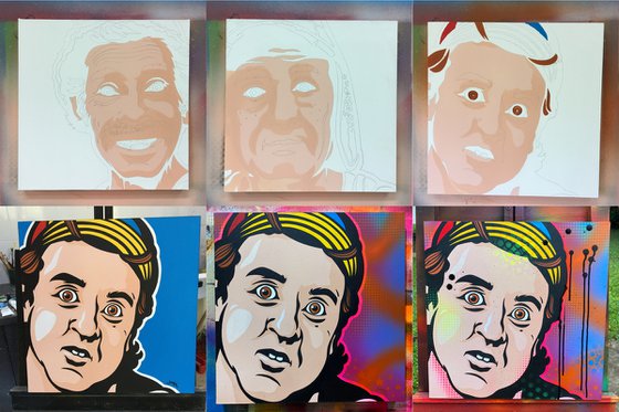 El Chavo Del Ocho Triptych