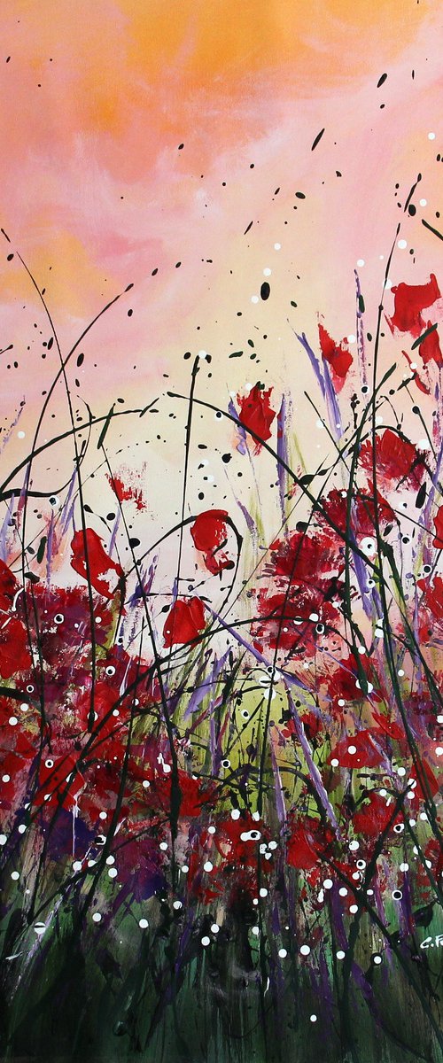 "Red Passion" #5 by Cecilia Frigati