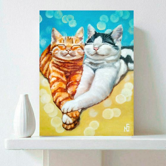 Cats in love