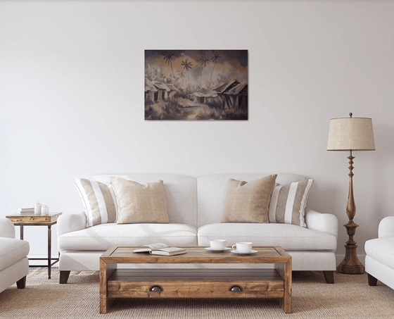 Beauty in Ashes Landscape painting