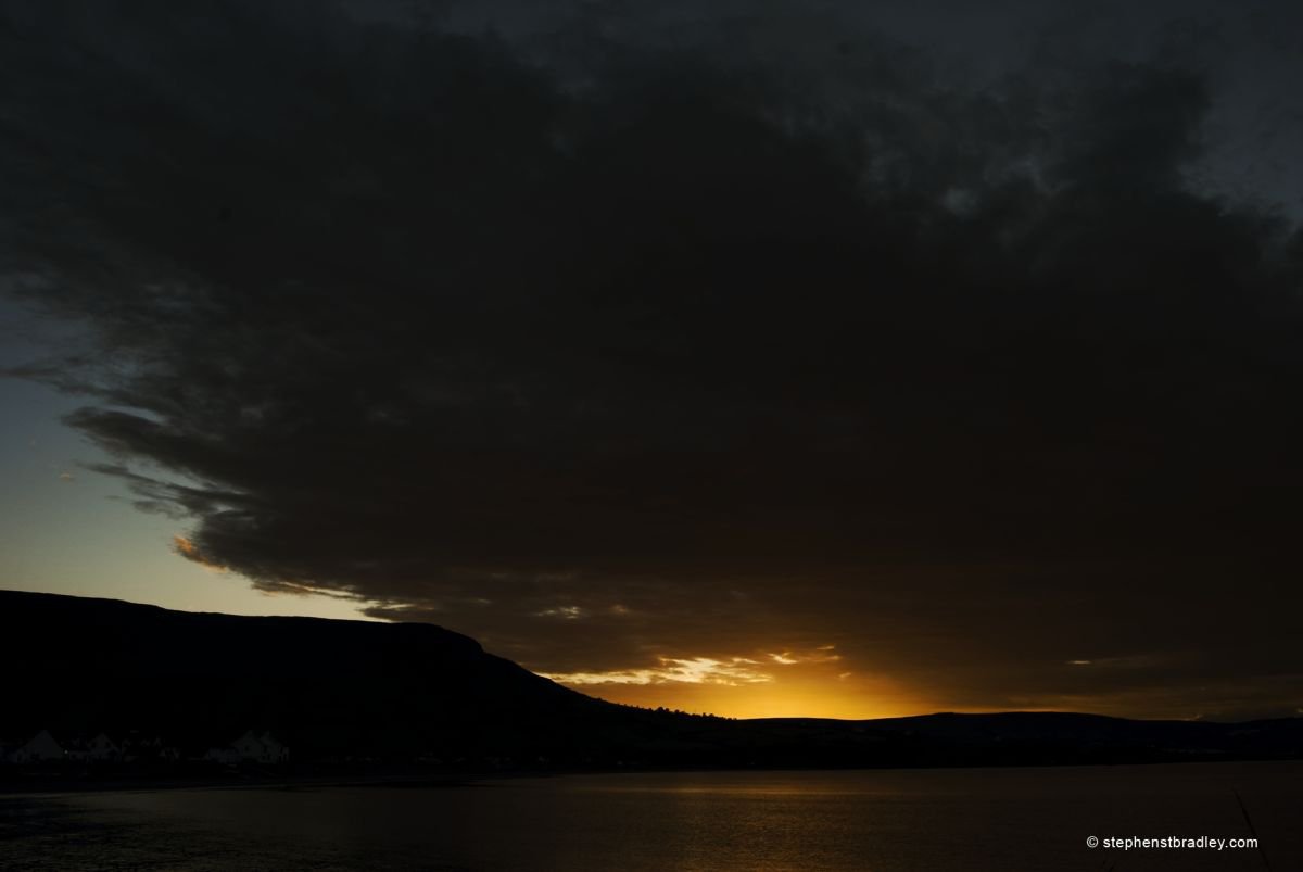 Tievbulliagh Sunset. by Stephen Bradley