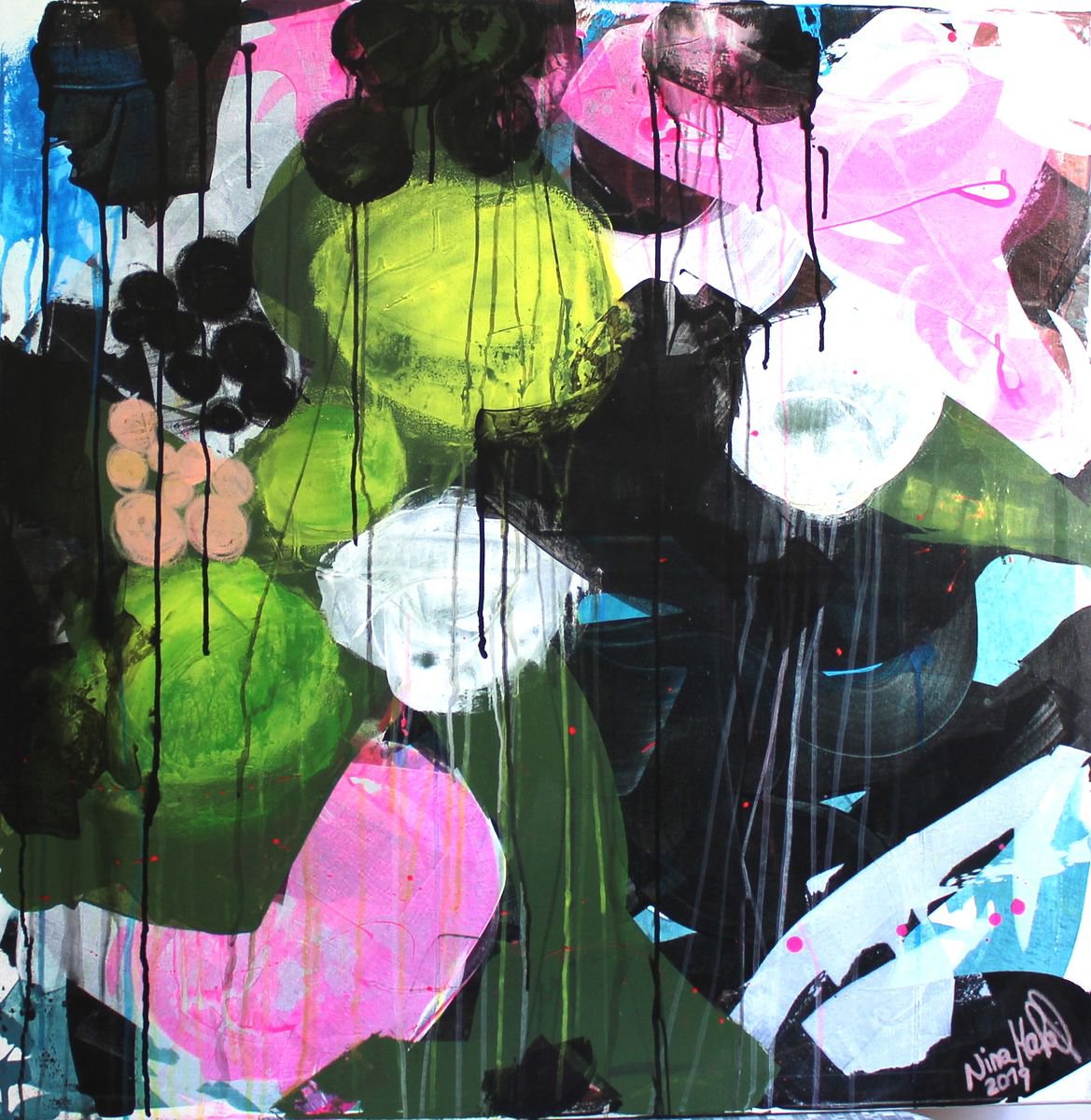 I am not just an ordinary wall flower by Nina Mahnik