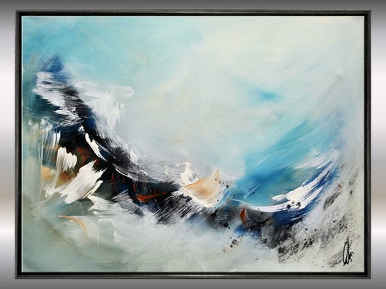 Flying Dreams  - Abstract Art - Acrylic Painting - Canvas Art - Framed Painting - Abstract Painting - Ready to Hang