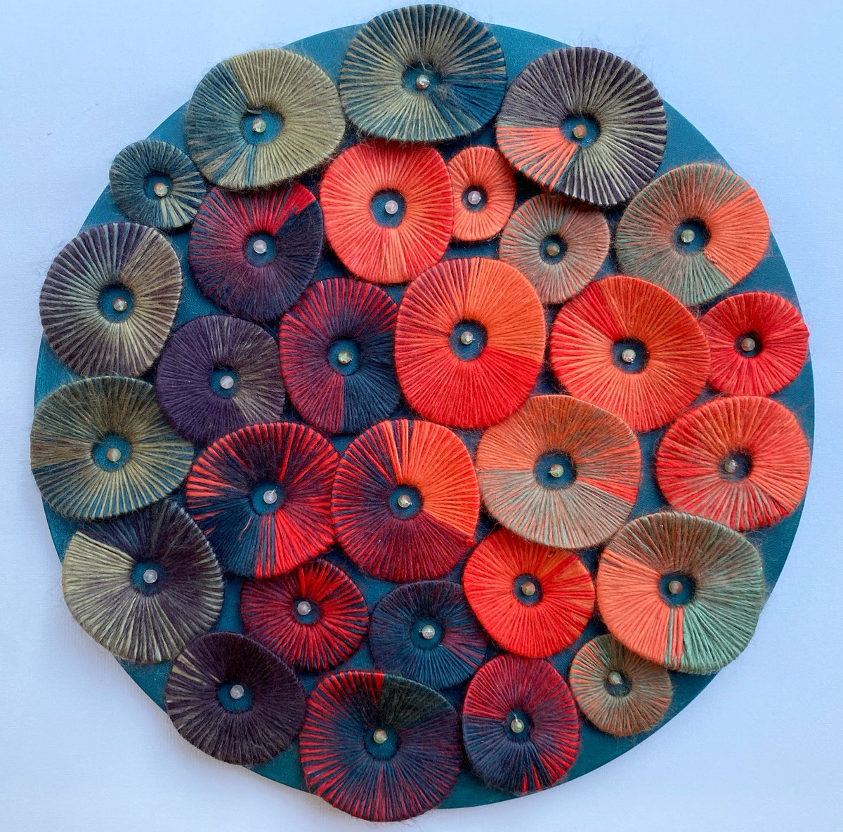 Organic Relief , Little Lives- 8 By Swapna Namboodiri, 20 X 20, Artwork For Sale On Artfinder