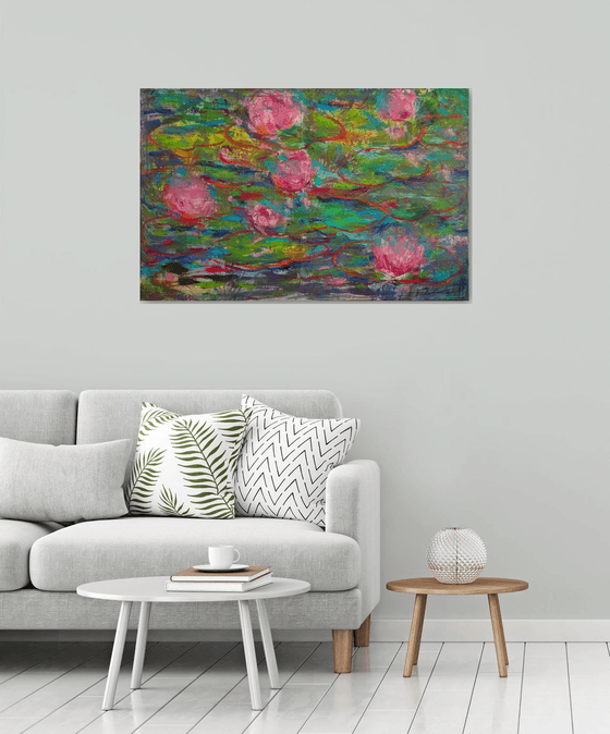 swamp. water lilies