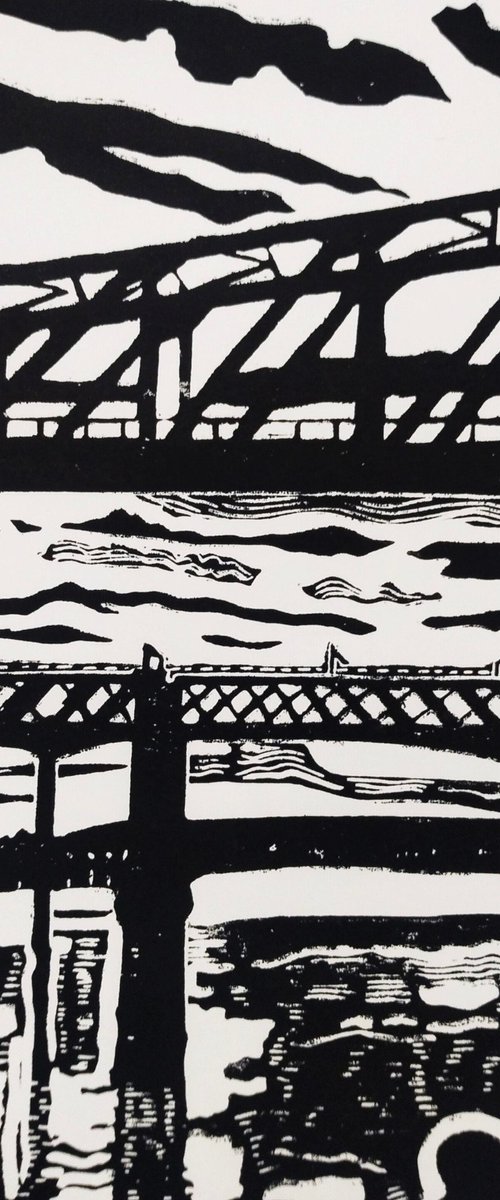 Bridges over the Tyne by Mark  James Murphy