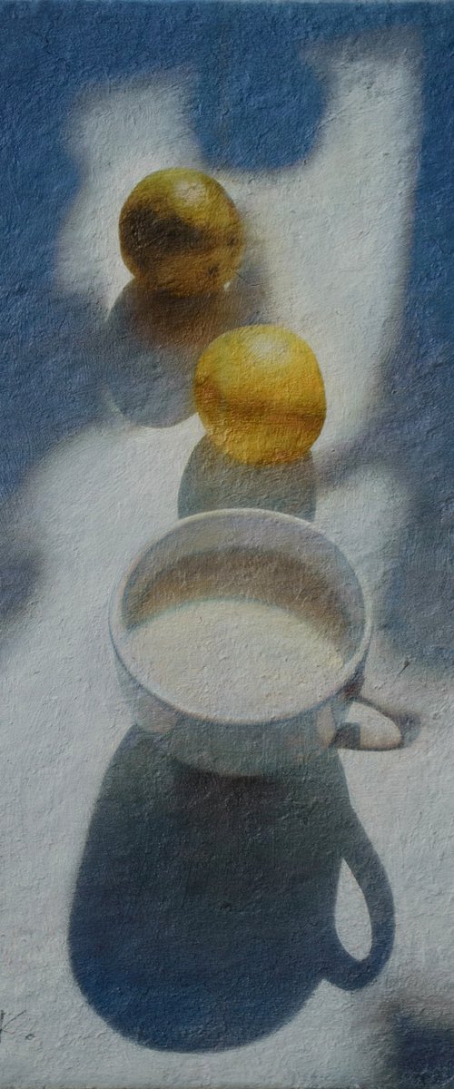 A Mug of Milk, Lemons,Sunlight by Andrejs Ko