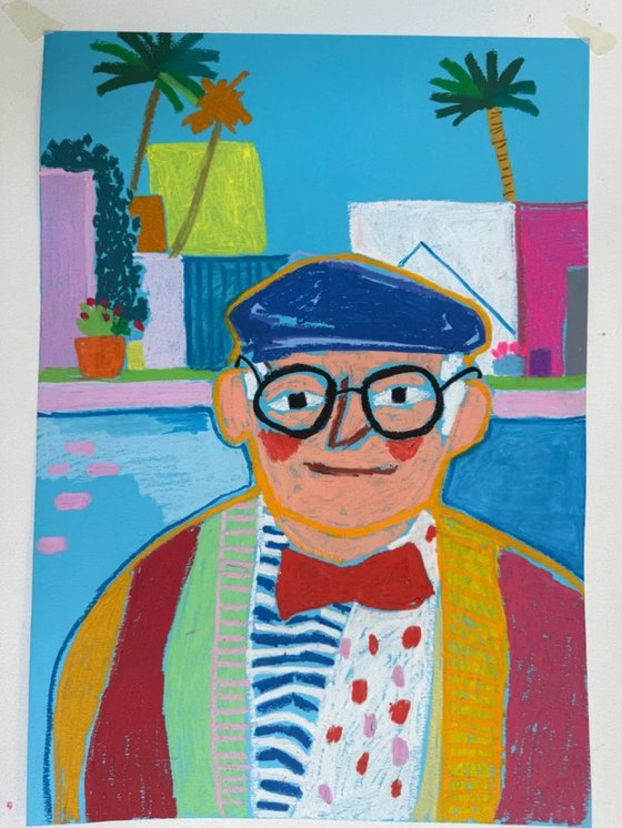 David Hockney Portrait