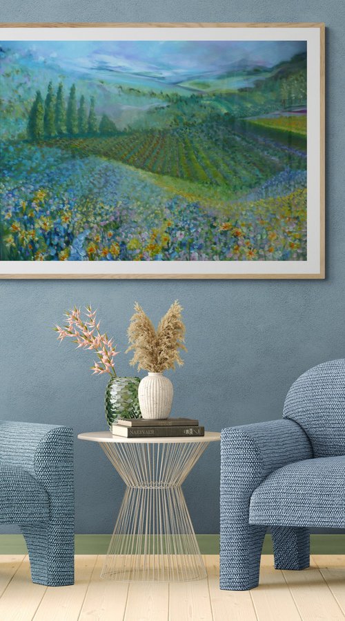 Lavender in Provence by Lesley Blackburn