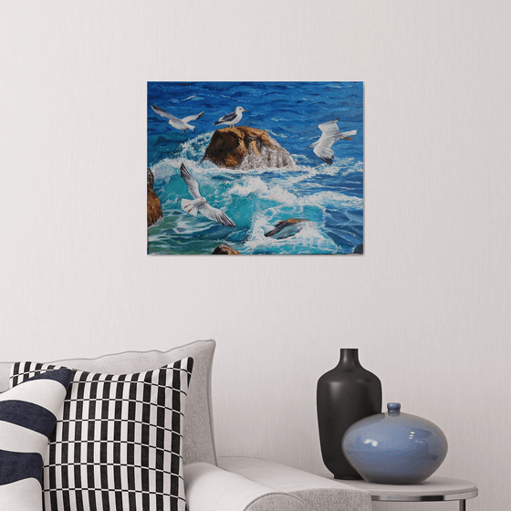 Waves and Seagulls