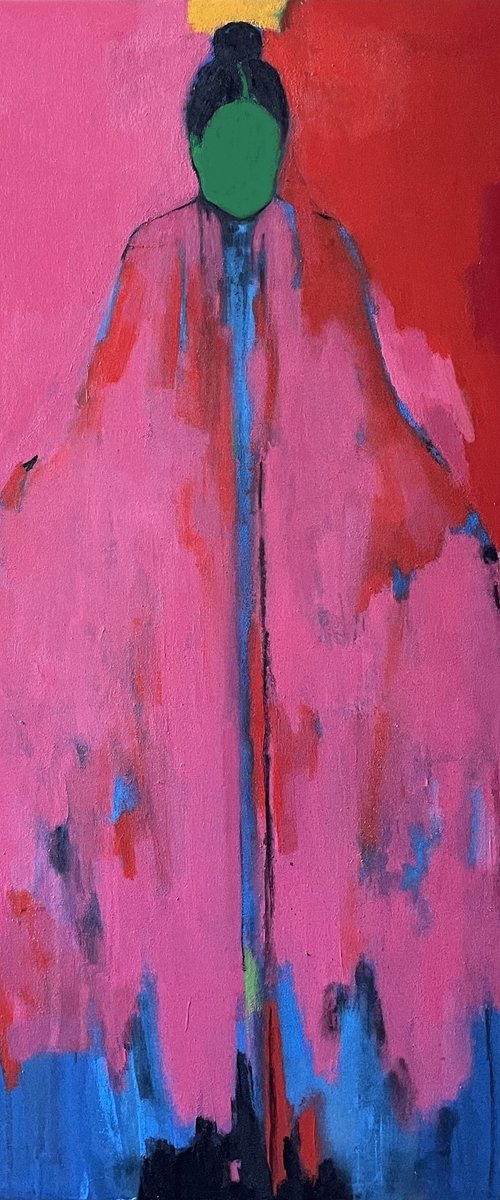 Pink Figure by Gela MIKAVA