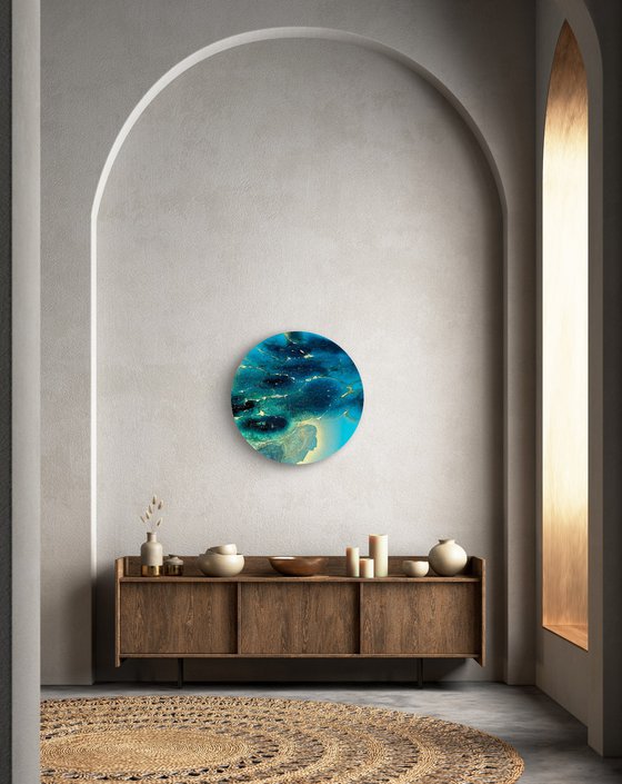 Golden Halo, Blue Depth #1