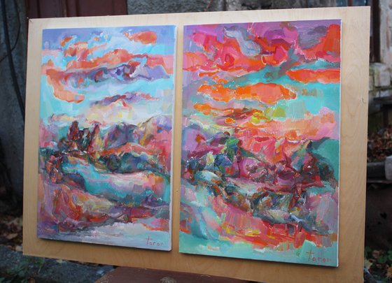 From dusk till dawn (diptich)