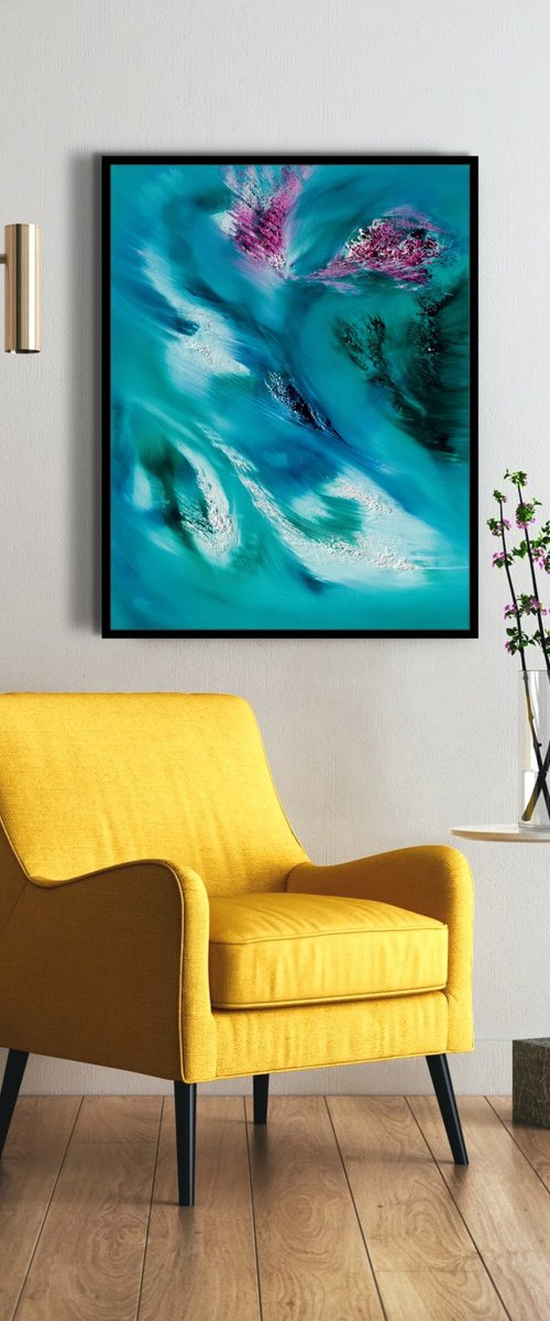 I feel the sky I, 60x80 cm by Davide De Palma