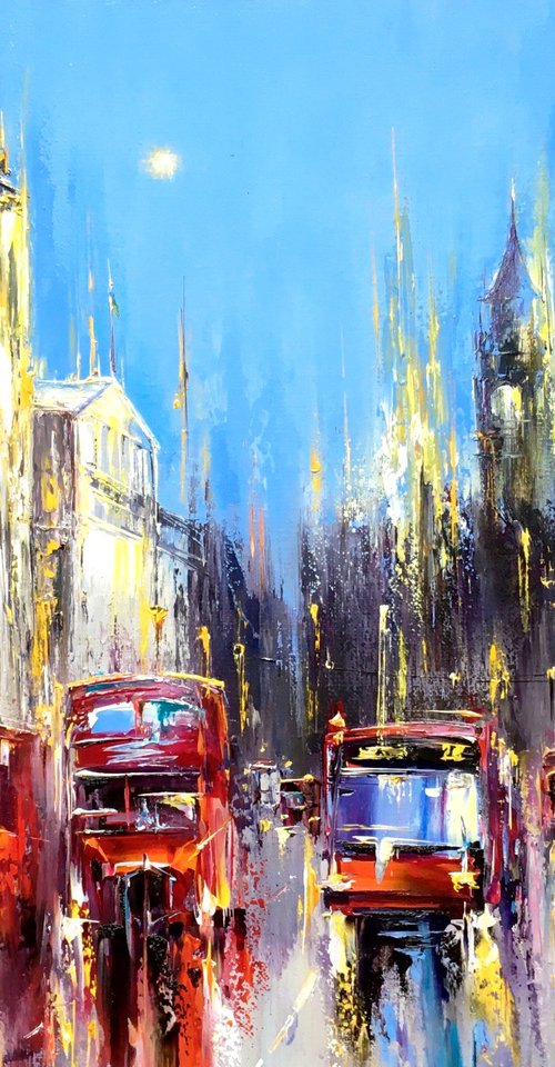 Rain in London by Olena  Romanenko