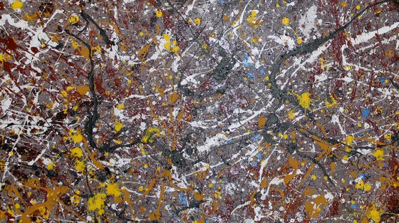 Desert landscapes - Tribute a J.Pollock by Juan Jose Garay