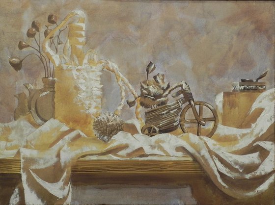 "Still-life with a bicycle"