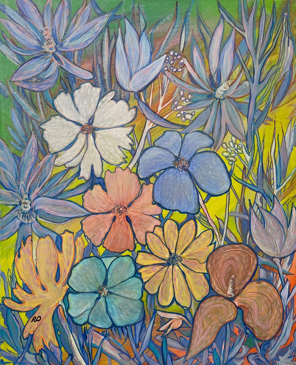  Garden Elves By Olga Rokhmanyuk | Roartus, 24 X 30, Artwork For Sale On Artfinder