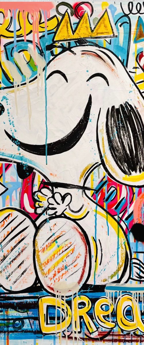 Dream & Love Snoopy by Mercedes Lagunas