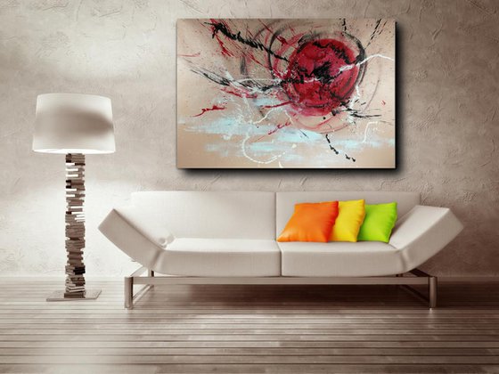 large abstract painting 120x80 cm-large wall art-title-c463