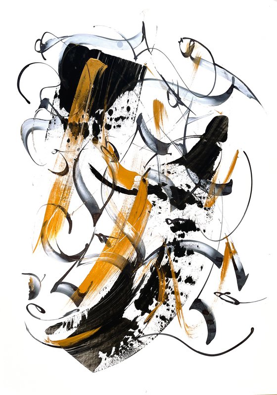 Abstract Calligraphy