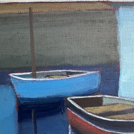 Two Moored Boats