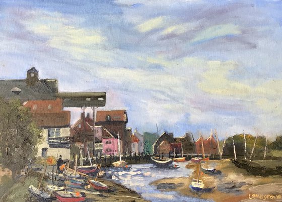 Wells Norfolk, an original ‘plein air’ oil painting