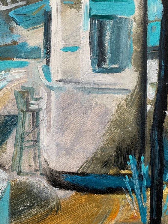 French Riviera. Seaside Kiosk