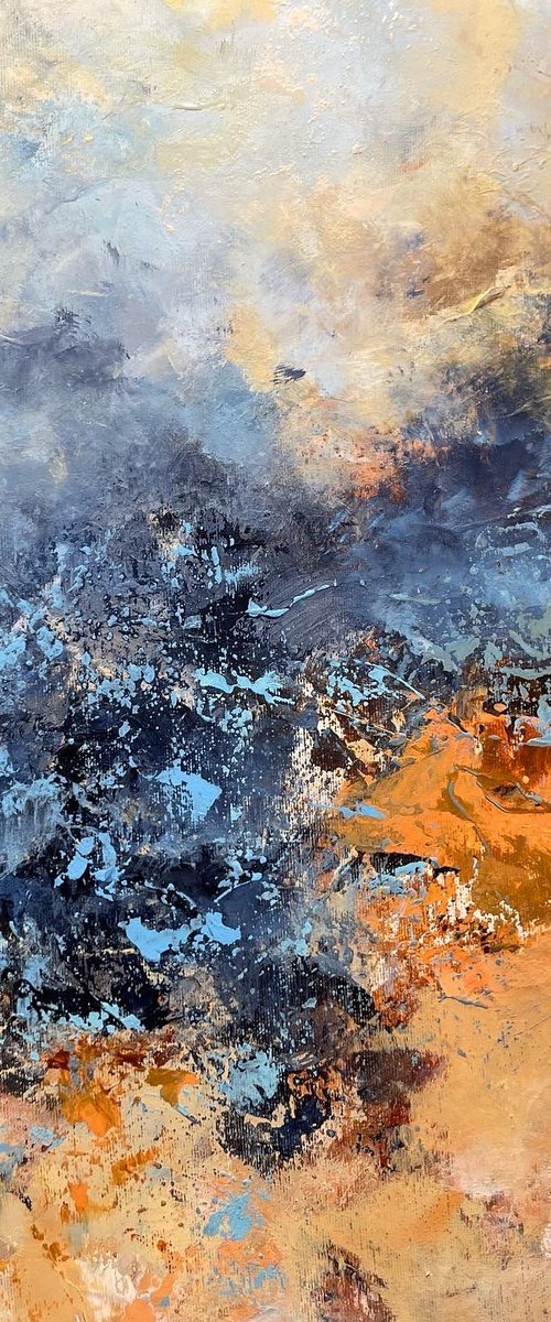 Blue unfold by Miri Baruch