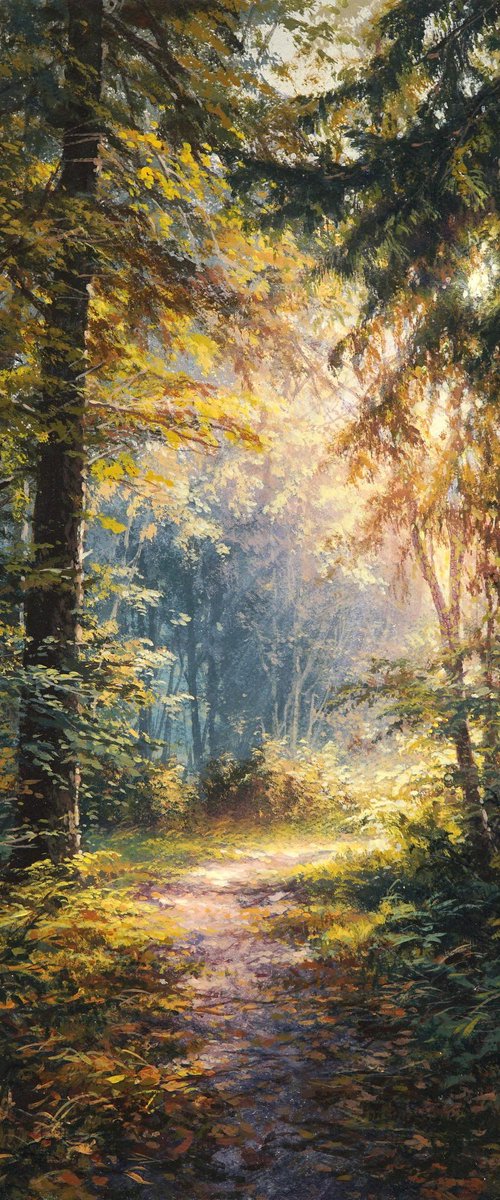 Path to the light by Viktar Yushkevich YUVART