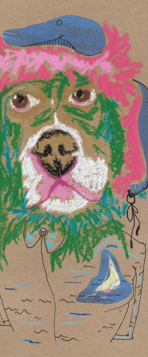 Hipster dog #9 by Pavel Kuragin