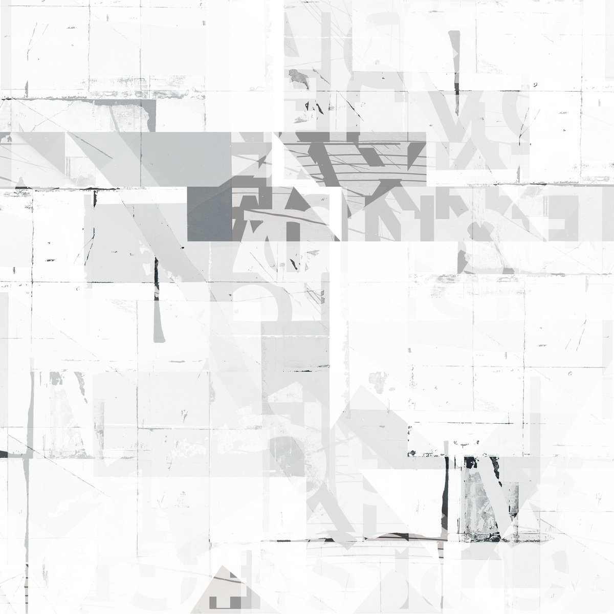 Abstract Print By The Most Active, 17 X 17", Data Glitch, Original Artwork