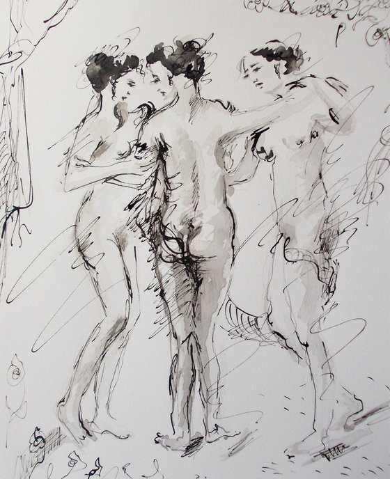 Three Graces -Inspired by Rubens