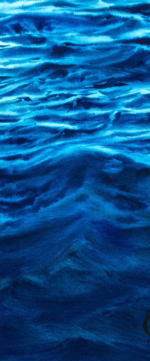 Blue bay 2 by Valeria Golovenkina